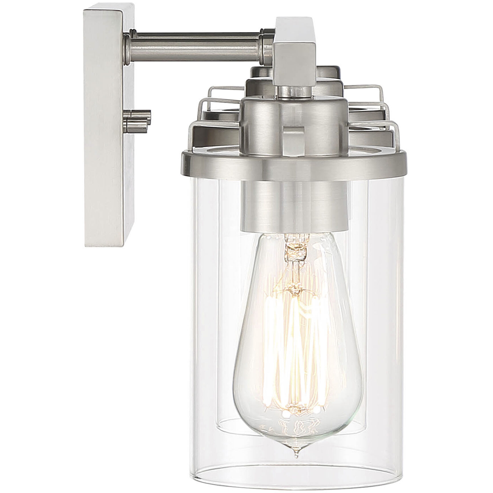 Jedrek 3 Light 24 inch Brushed Nickel Vanity Light Wall Light